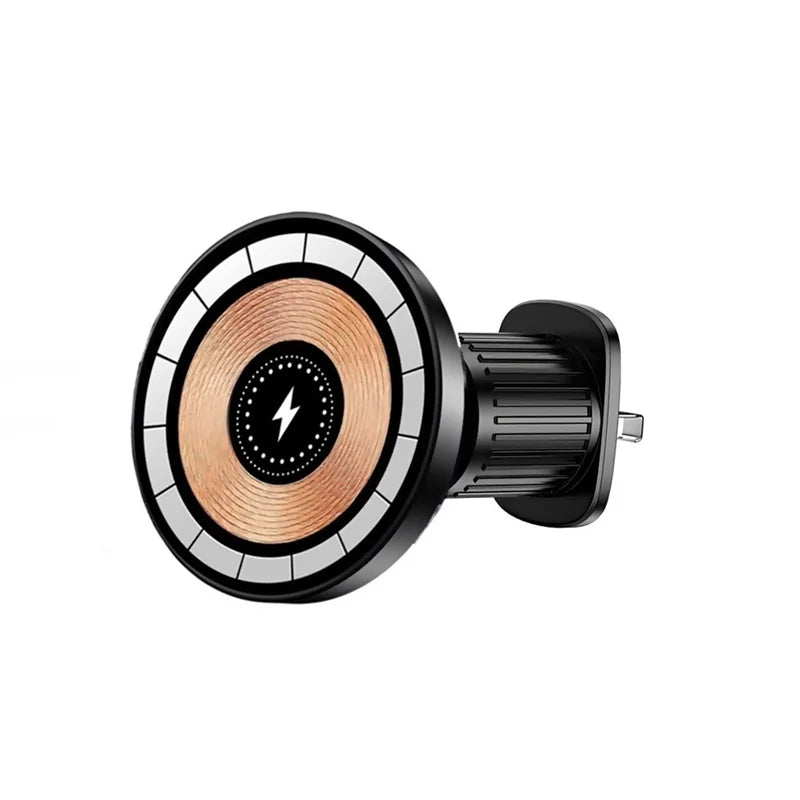 Magnetic Car Wireless Charger Stand Magnet Car Mount Fast Charging Station Phone Holder Bracket For Macsfae iPhone 15 14 13 12