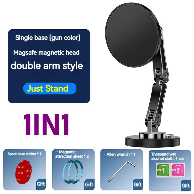 Magnetic Car Wireless Charger Stand Magnet Car Mount Fast Charging Station Phone Holder Bracket For Macsfae iPhone 15 14 13 12