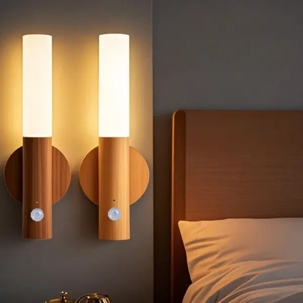 LED Night Light Motion Sensor USB Charging Intelligent Wardrobe Lamp